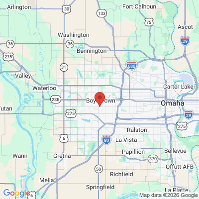 Map to  office in Omaha, NE
