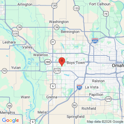 Map to  office in Omaha, NE