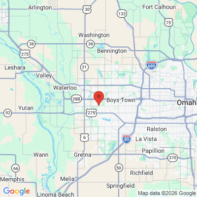 Map to  office in Omaha, NE