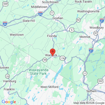 Map to  office in Warwick, NY