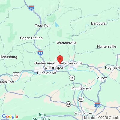 Map to  office in Williamsport, PA