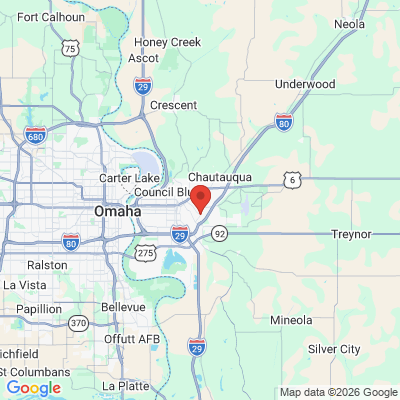 Map to  office in Council Bluffs, IA