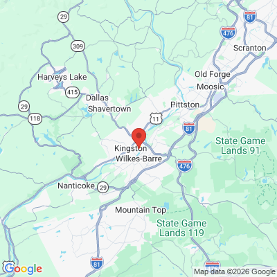 Map to  office in Kingston, PA
