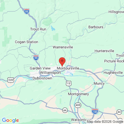 Map to  office in Montoursville, PA
