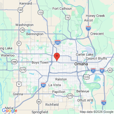 Map to  office in Omaha, NE