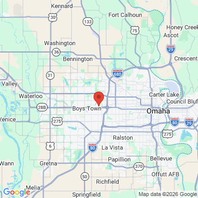 Map to  office in Omaha, NE