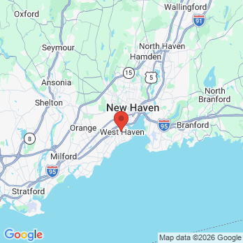 Map to Shoreline Dental Care of West Haven office in West Haven, CT