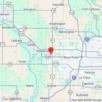 Map to  office in Elkhorn, NE