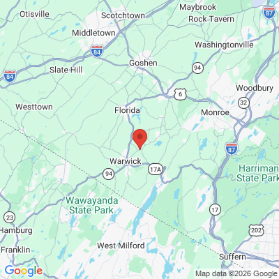 Map to  office in Warwick, NY