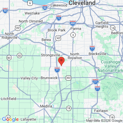 Map to  office in Strongsville, OH