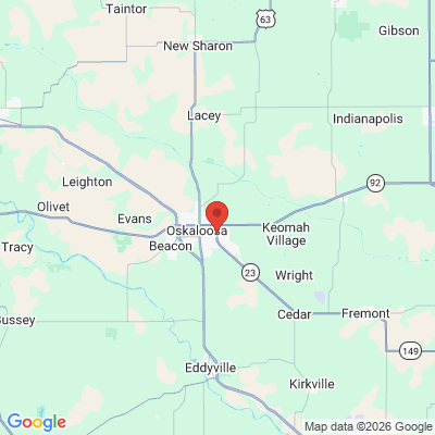 Map to  office in Oskaloosa, IA