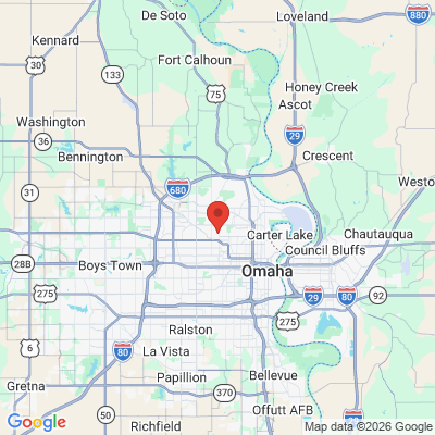 Map to  office in Omaha, NE