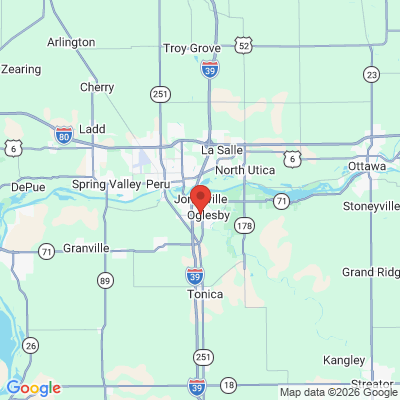 Map to  office in Oglesby, IL