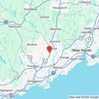 Map to  office in Shelton, CT