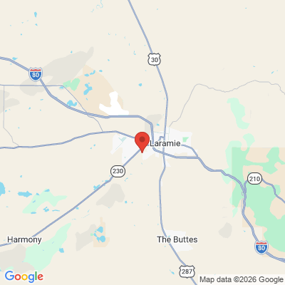 Map to  office in Laramie, WY