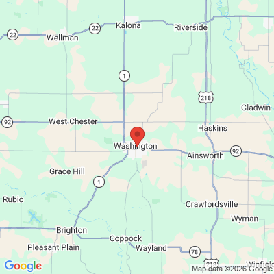 Map to  office in Washington, IA