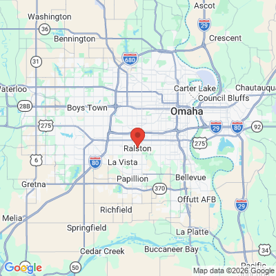 Map to  office in Ralston, Sarpy County