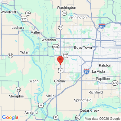 Map to  office in Elkhorn, NE