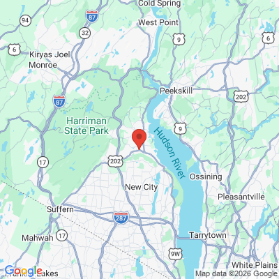 Map to  office in Garnerville, NY