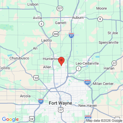 Map to  office in Fort Wayne, IN
