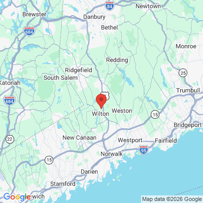 Map to  office in Wilton, CT