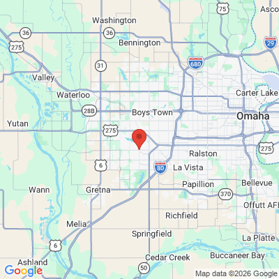 Map to  office in Millard, NE