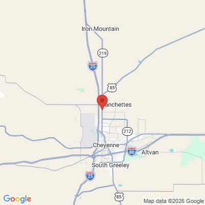 Map to  office in Cheyenne, WY