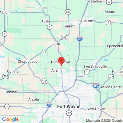 Map to  office in Fort Wayne, IN