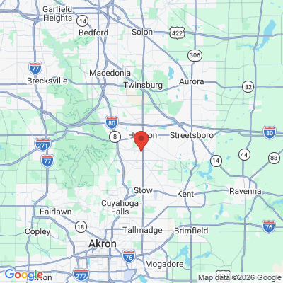 Map to  office in Hudson, OH