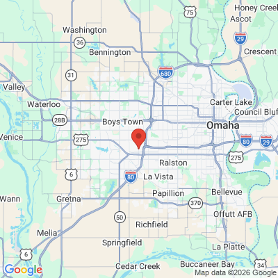 Map to  office in Omaha, NE