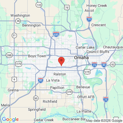 Map to  office in Omaha, NE