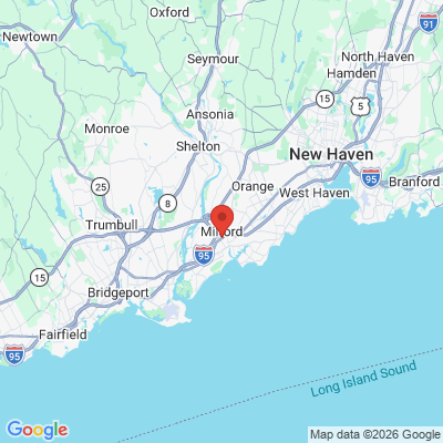 Map to  office in Milford, CT