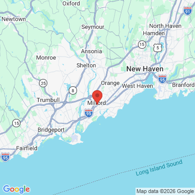 Map to  office in Milford, CT