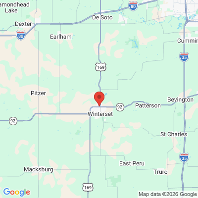 Map to  office in Winterset, IA