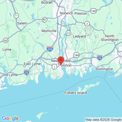 Map to  office in New London, CT