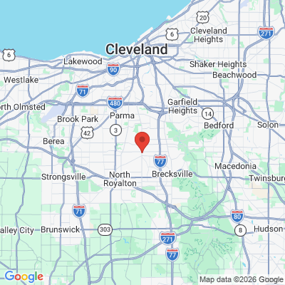 Map to  office in Broadview Heights, OH