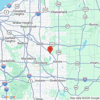 Map to  office in Aurora, OH