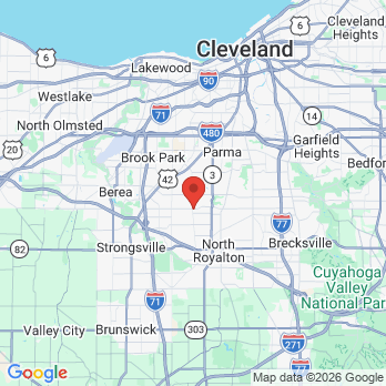 Map to Powers Donald DDS office in North Royalton, OH