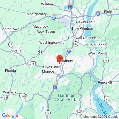 Map to  office in Highland Mills, NY