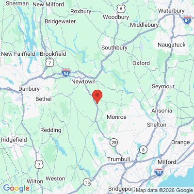 Map to  office in Botsford, CT