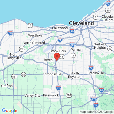 Map to  office in Middleburg Heights, OH