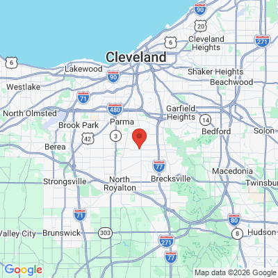 Map to  office in Cleveland, OH