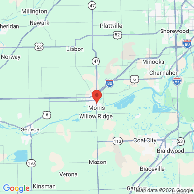 Map to  office in Morris, IL