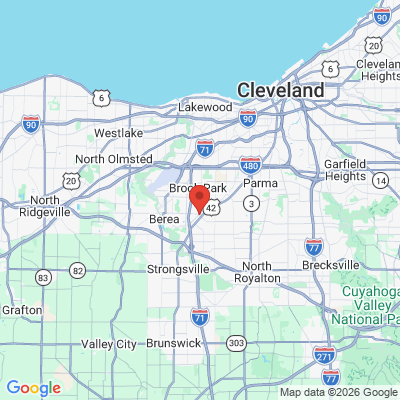 Map to  office in Middleburg Heights, OH