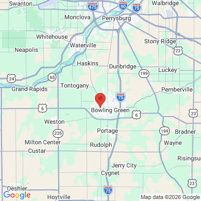 Map to  office in Bowling Green, OH