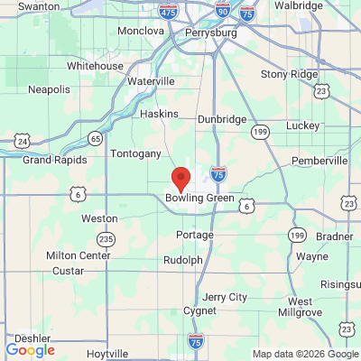 Map to  office in Bowling Green, OH