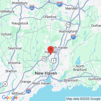 Map to Children's Dental Associates of Hamden office in Hamden, CT