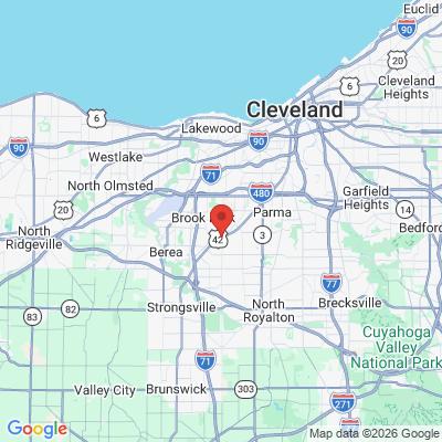 Map to  office in Parma Heights, OH