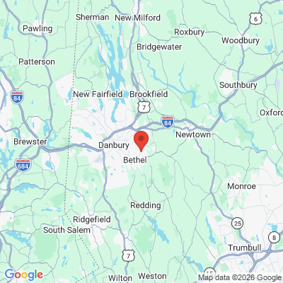 Map to  office in Bethel, CT
