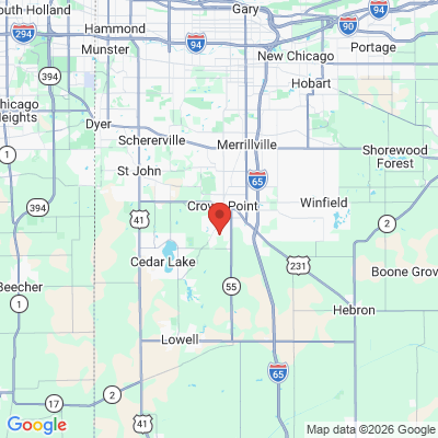 Map to  office in Crown Point, IN